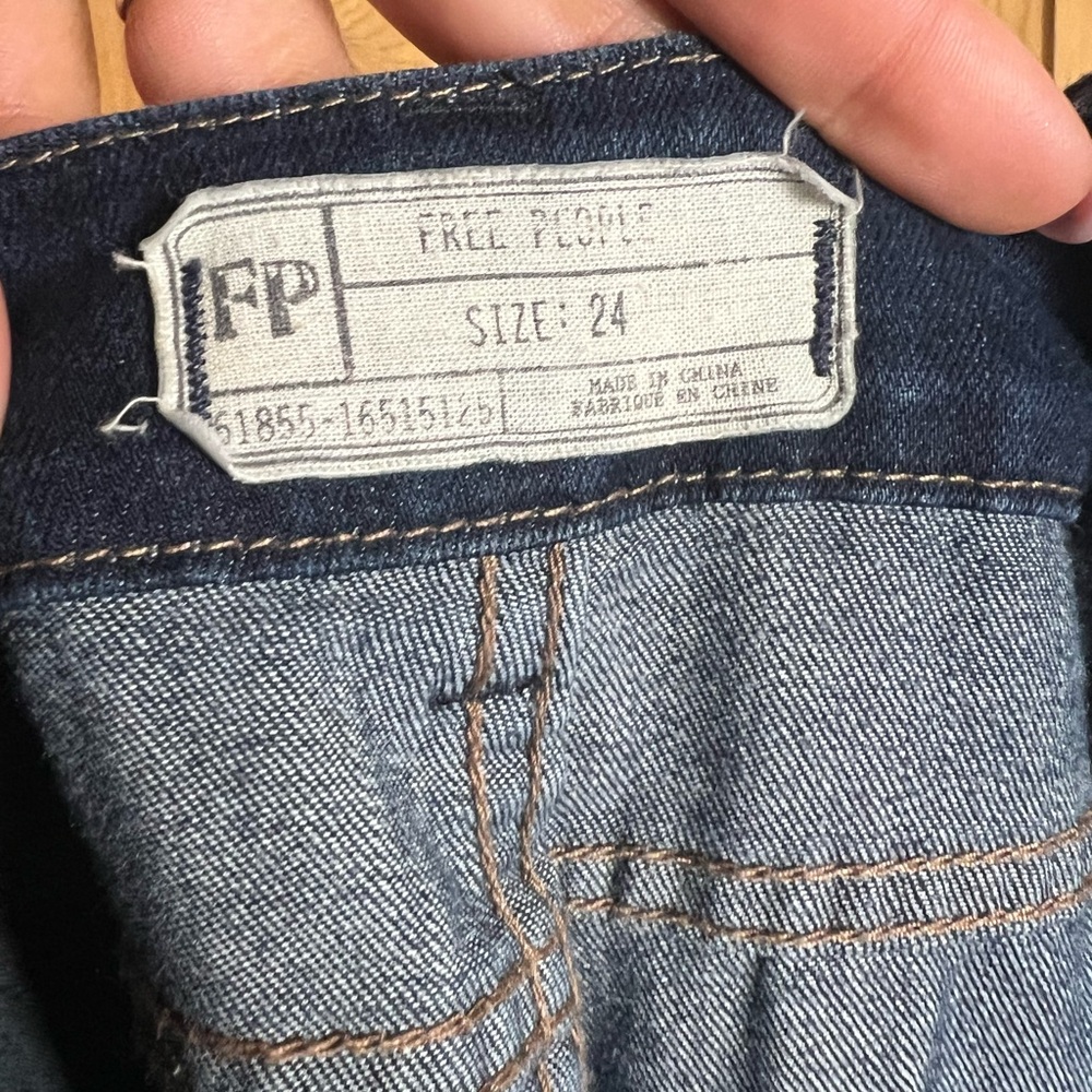 FREE PEOLE Brady Washed Denim Overalls - Picture 11 of 11